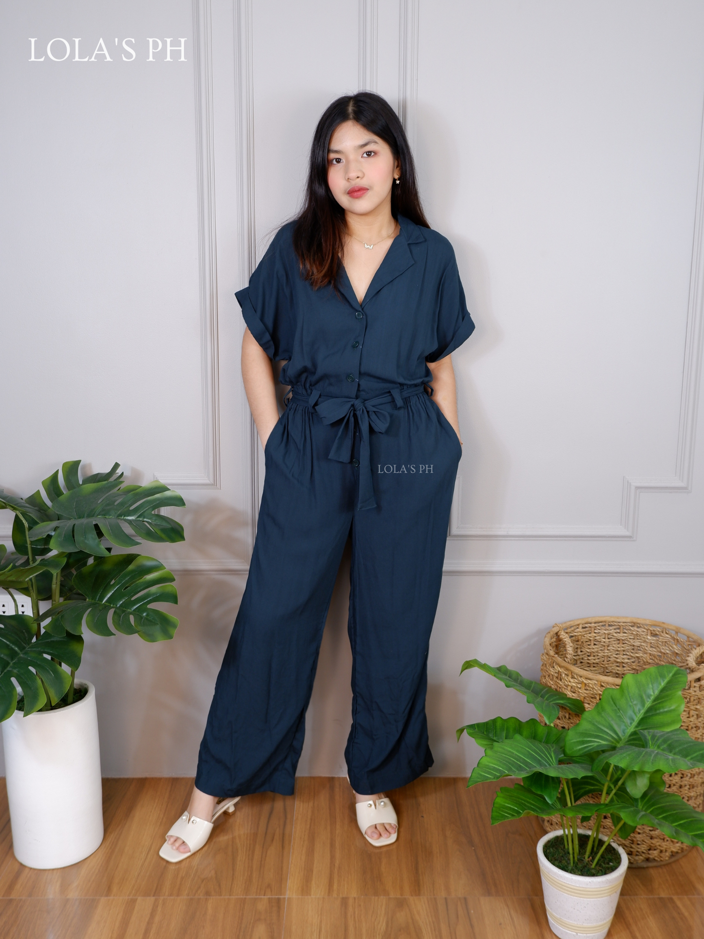 Rianne Jumpsuit (Moss Green)