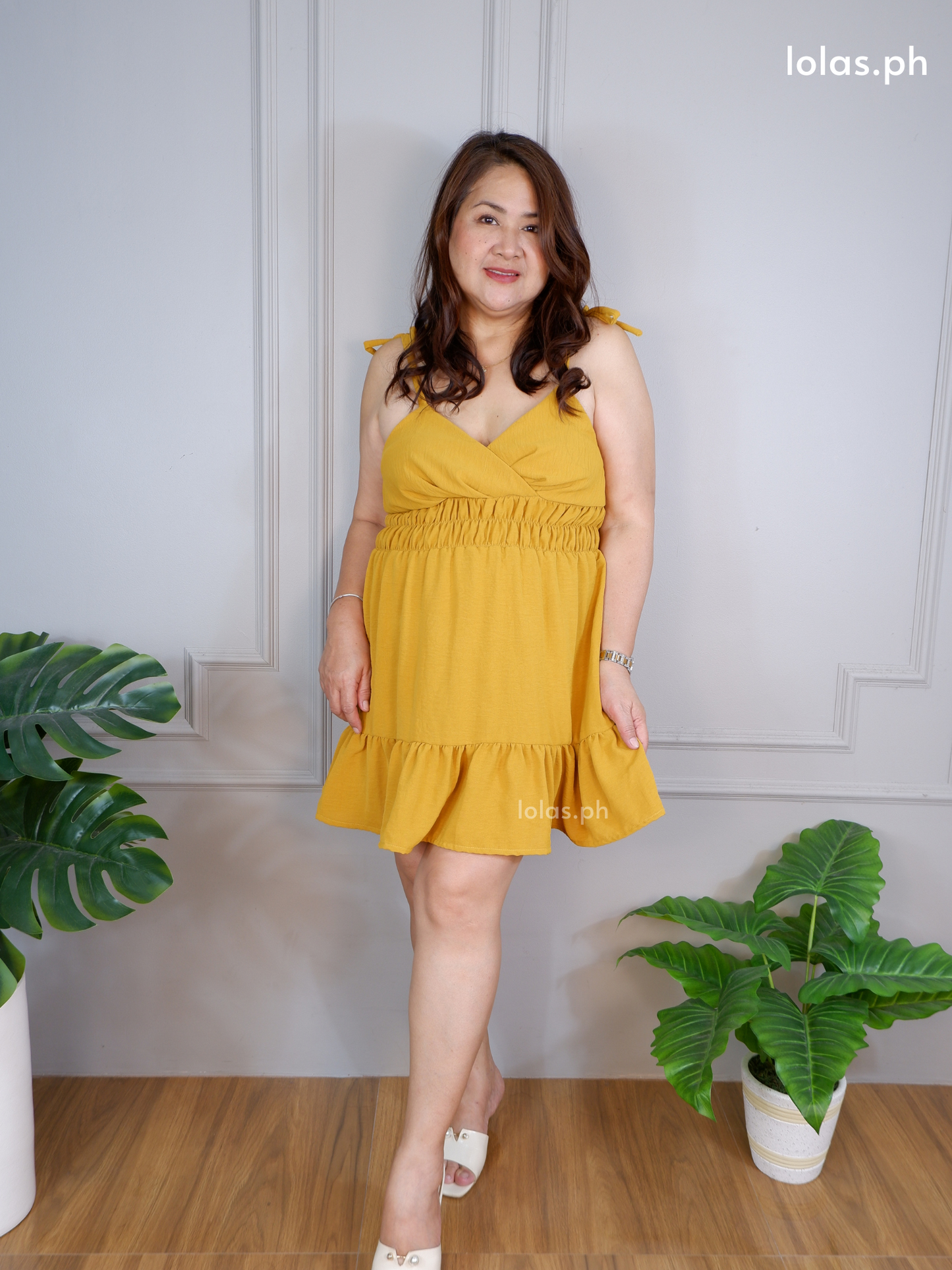 Ayessa Dress (Mustard)