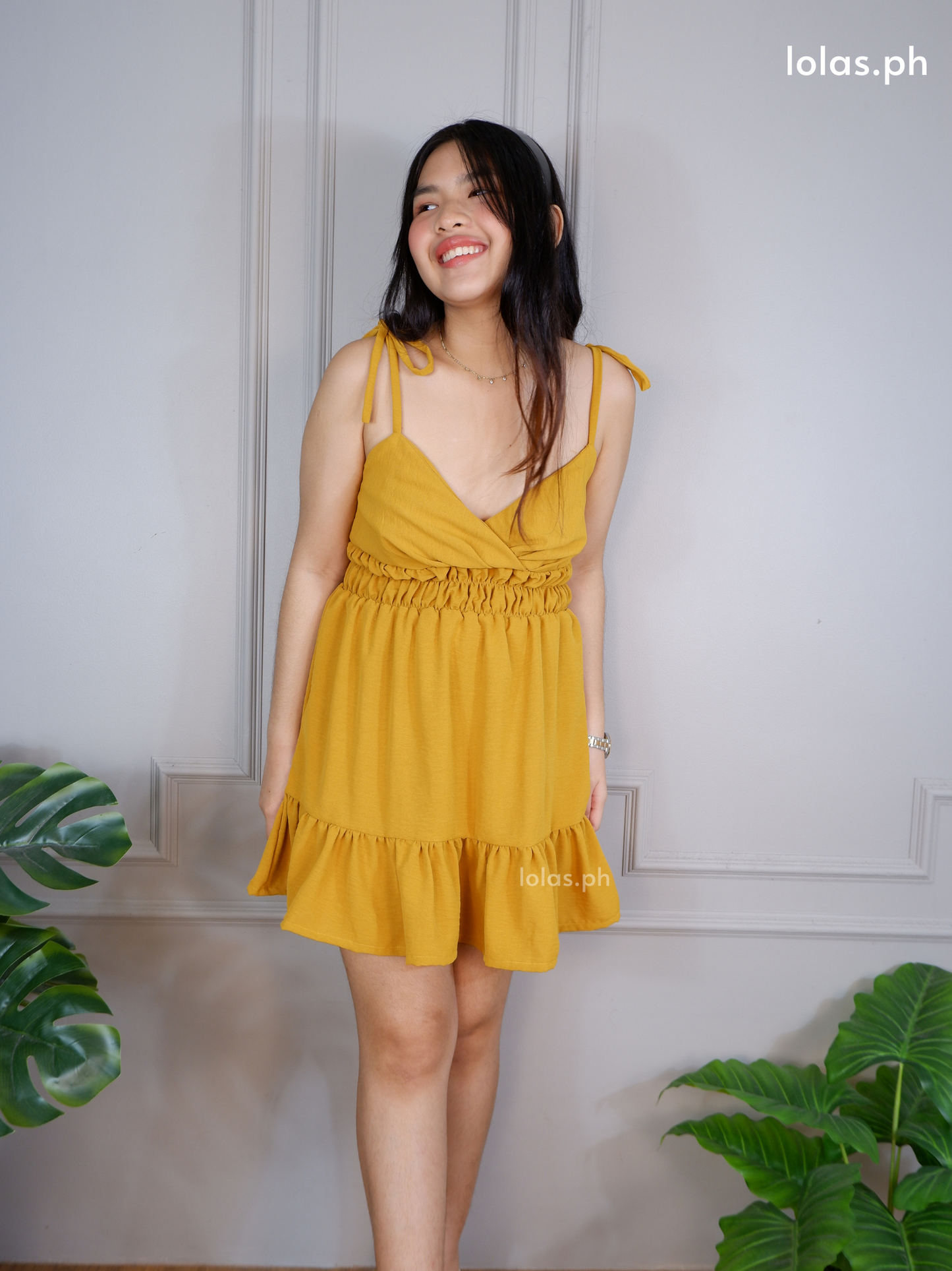 Ayessa Dress (Mustard)