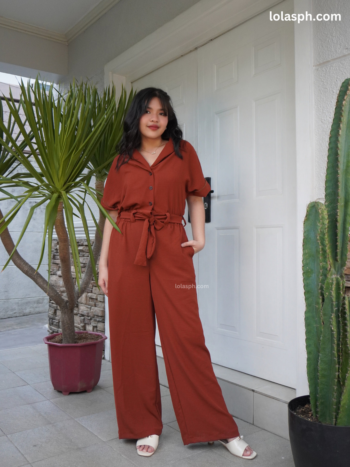 Rianne Jumpsuit (Brick)