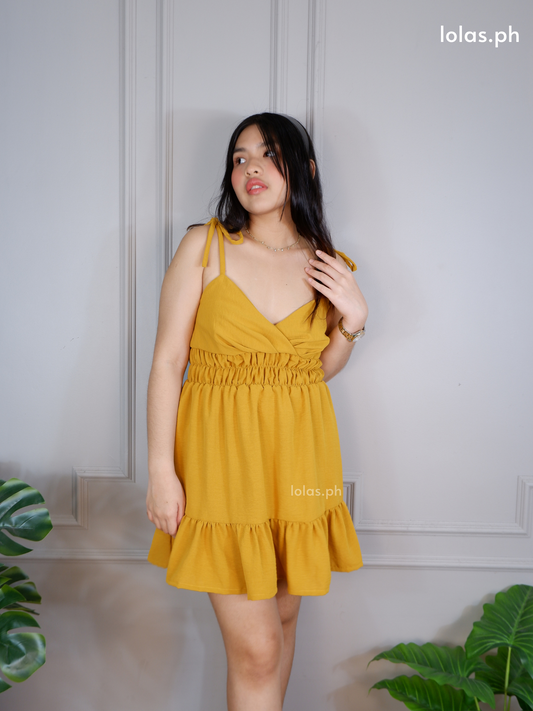 Ayessa Dress (Mustard)