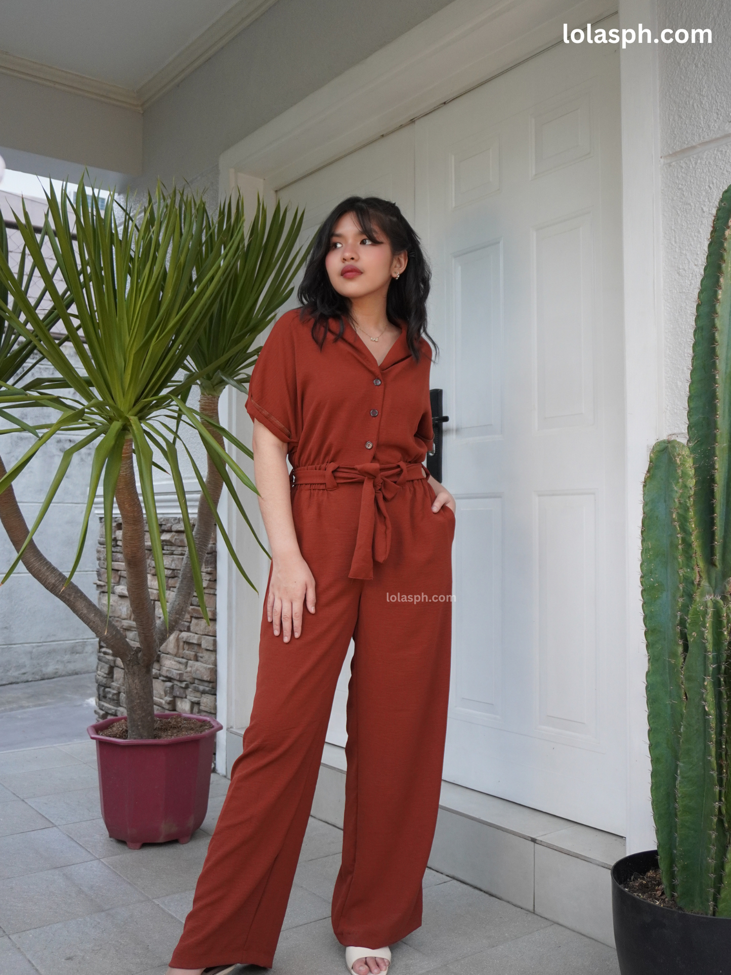 Rianne Jumpsuit (Brick)