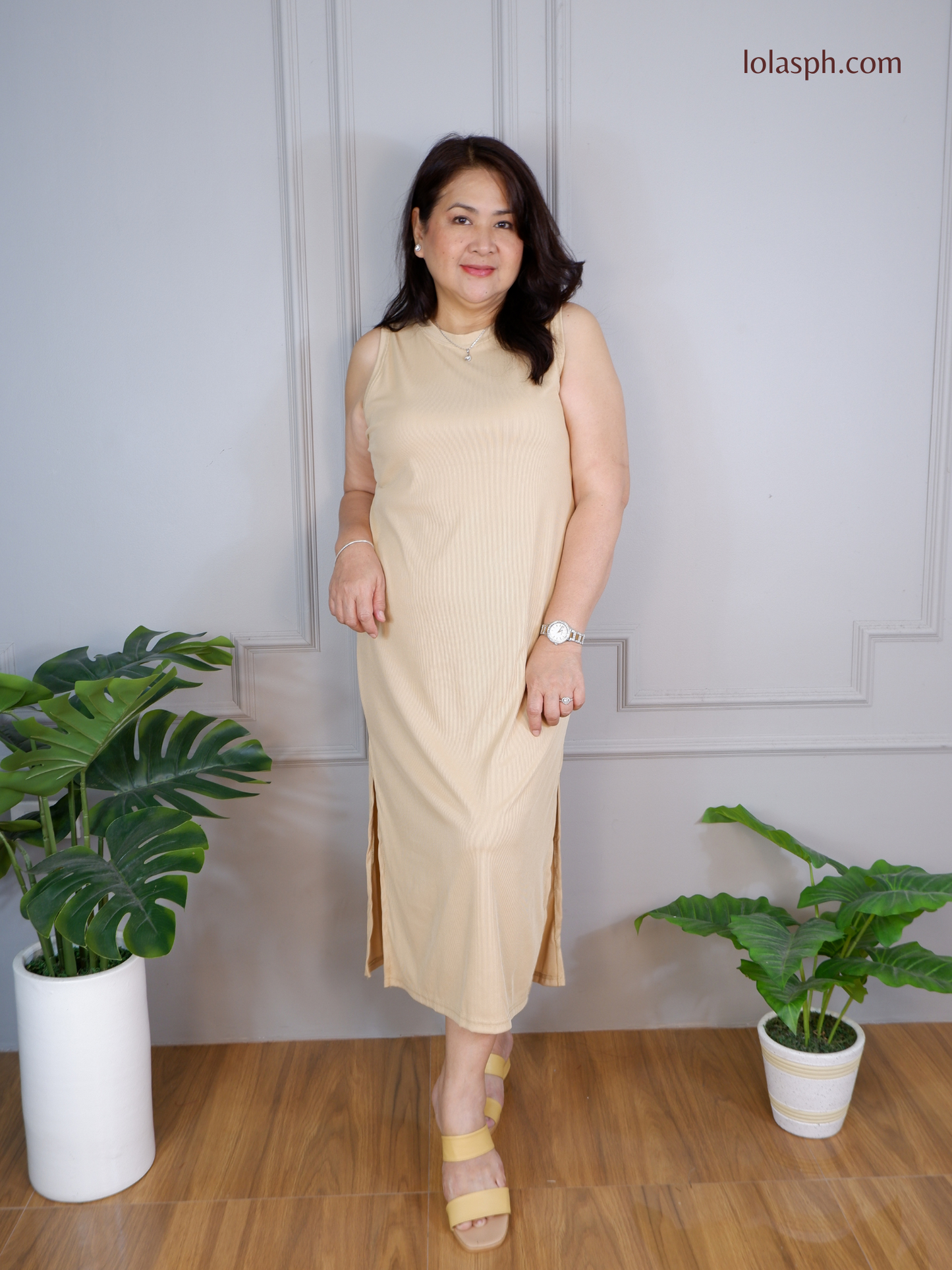 Dawn Dress (Beige)