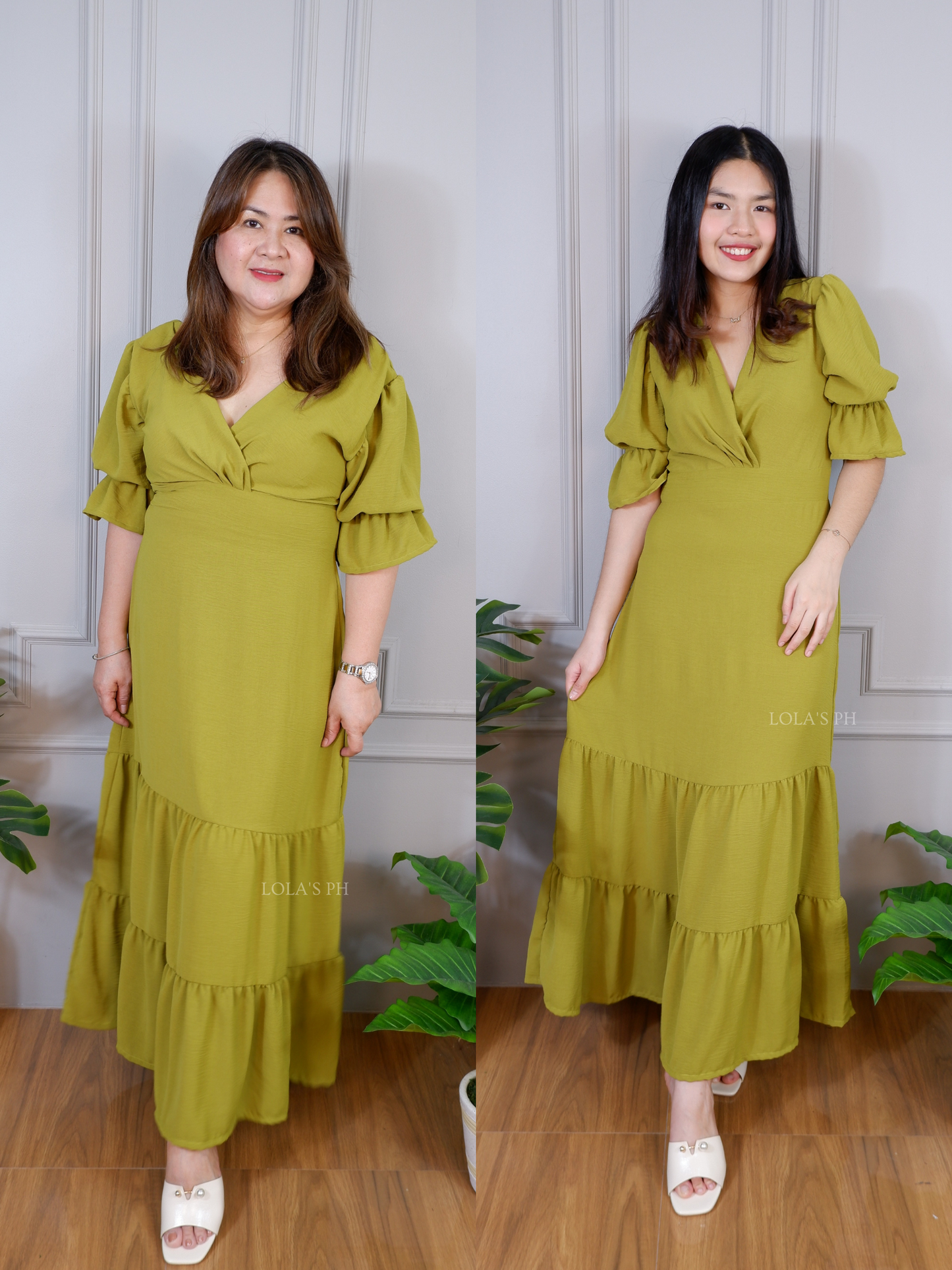 Sofia Dress (Matcha)