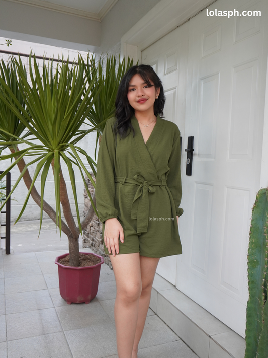 Issa Romper (Olive)