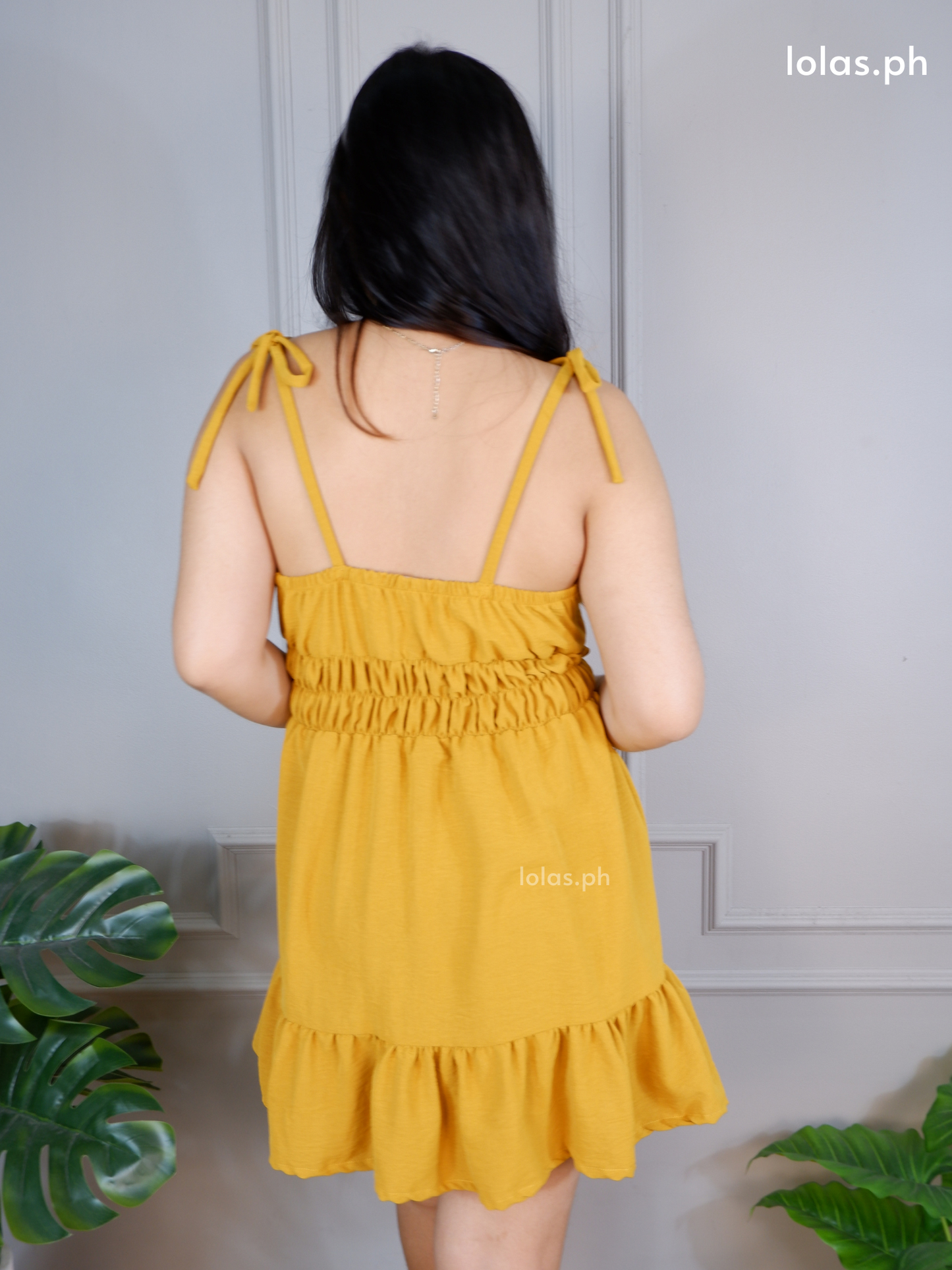 Ayessa Dress (Mustard)