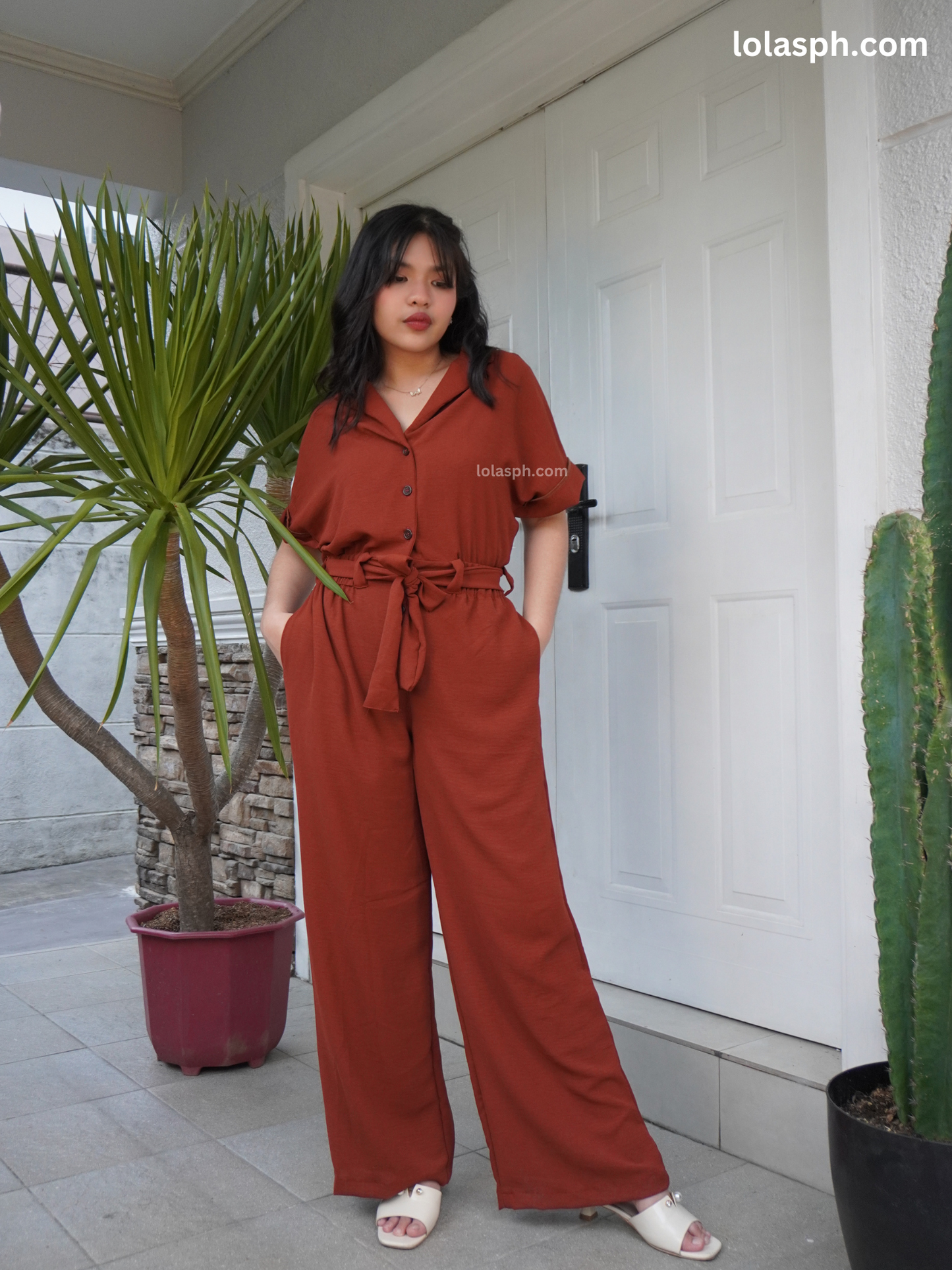 Rianne Jumpsuit (Brick)