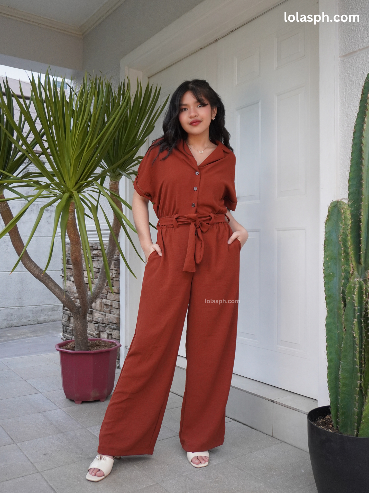 Rianne Jumpsuit (Brick)