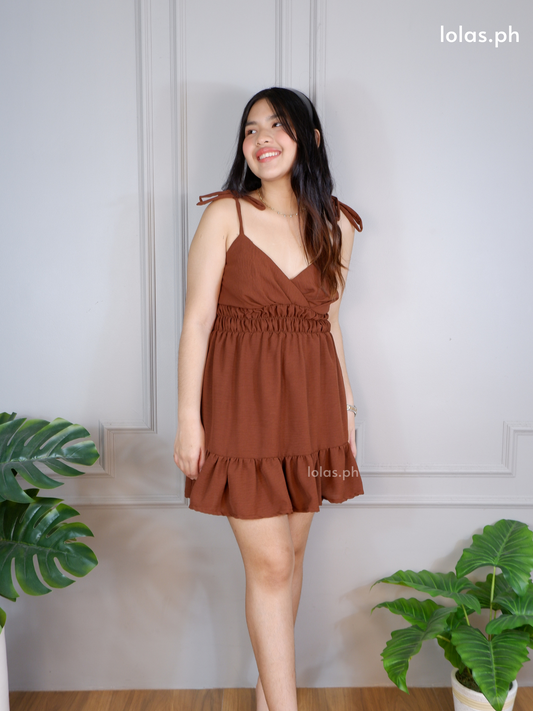 Ayessa Dress (Cinnamon)