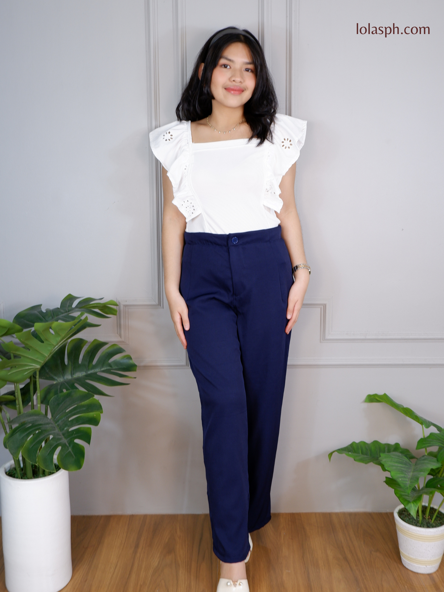 Bea Pants (Navy Blue)