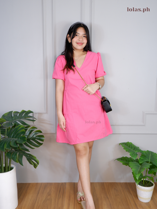 Jaegen Dress (Fuchsia)