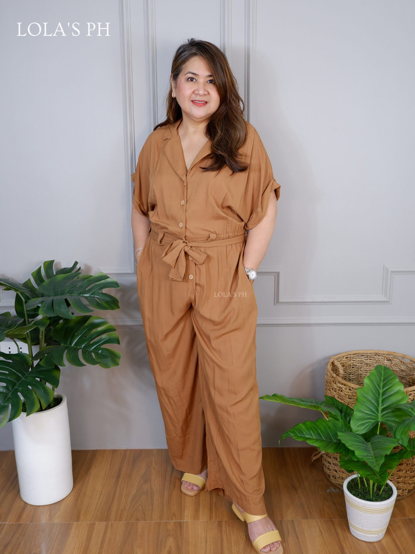 Rianne Jumpsuit (Chestnut)