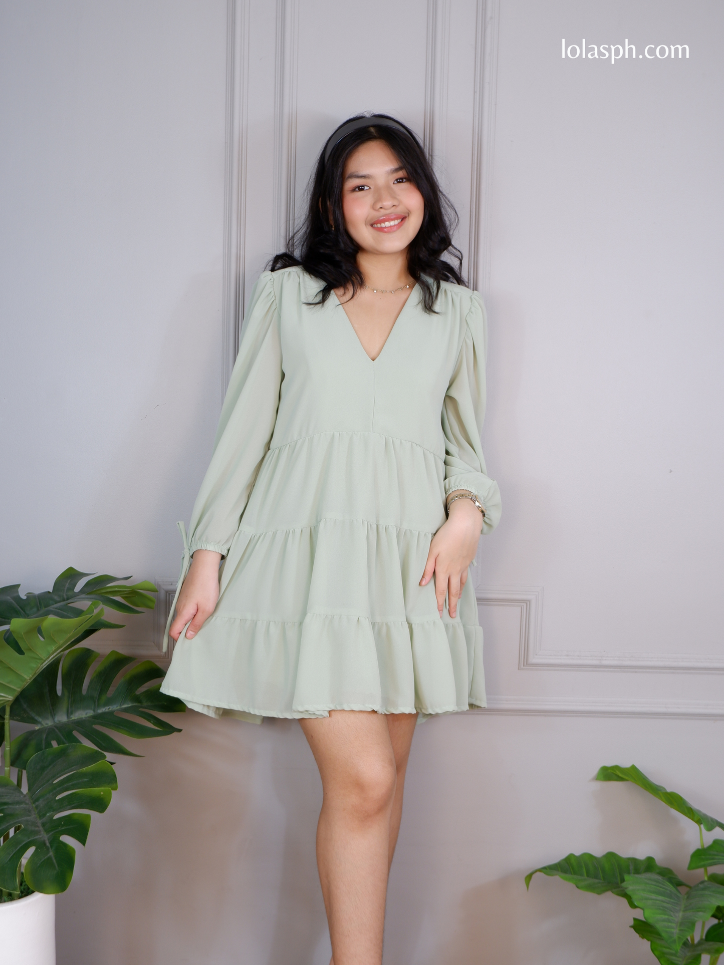 Monina Dress (Mint)