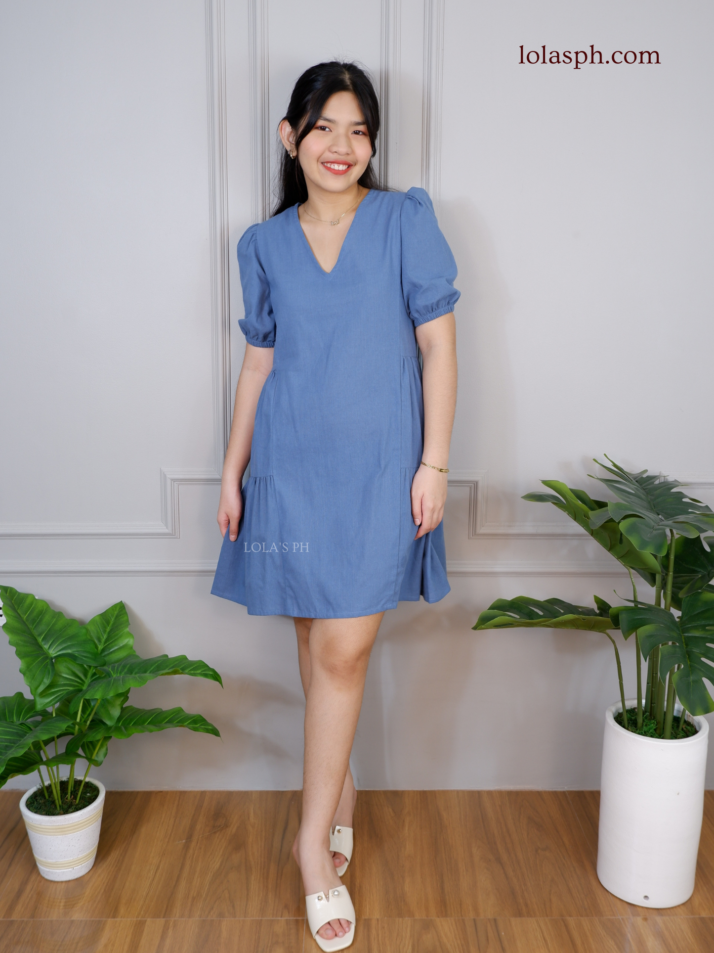 Jaegen Dress (Denim Blue)