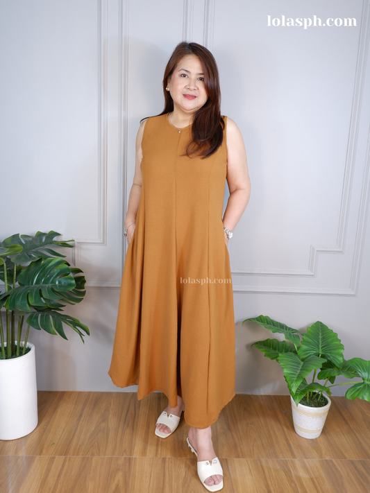 Isabelle Dress (Brown)