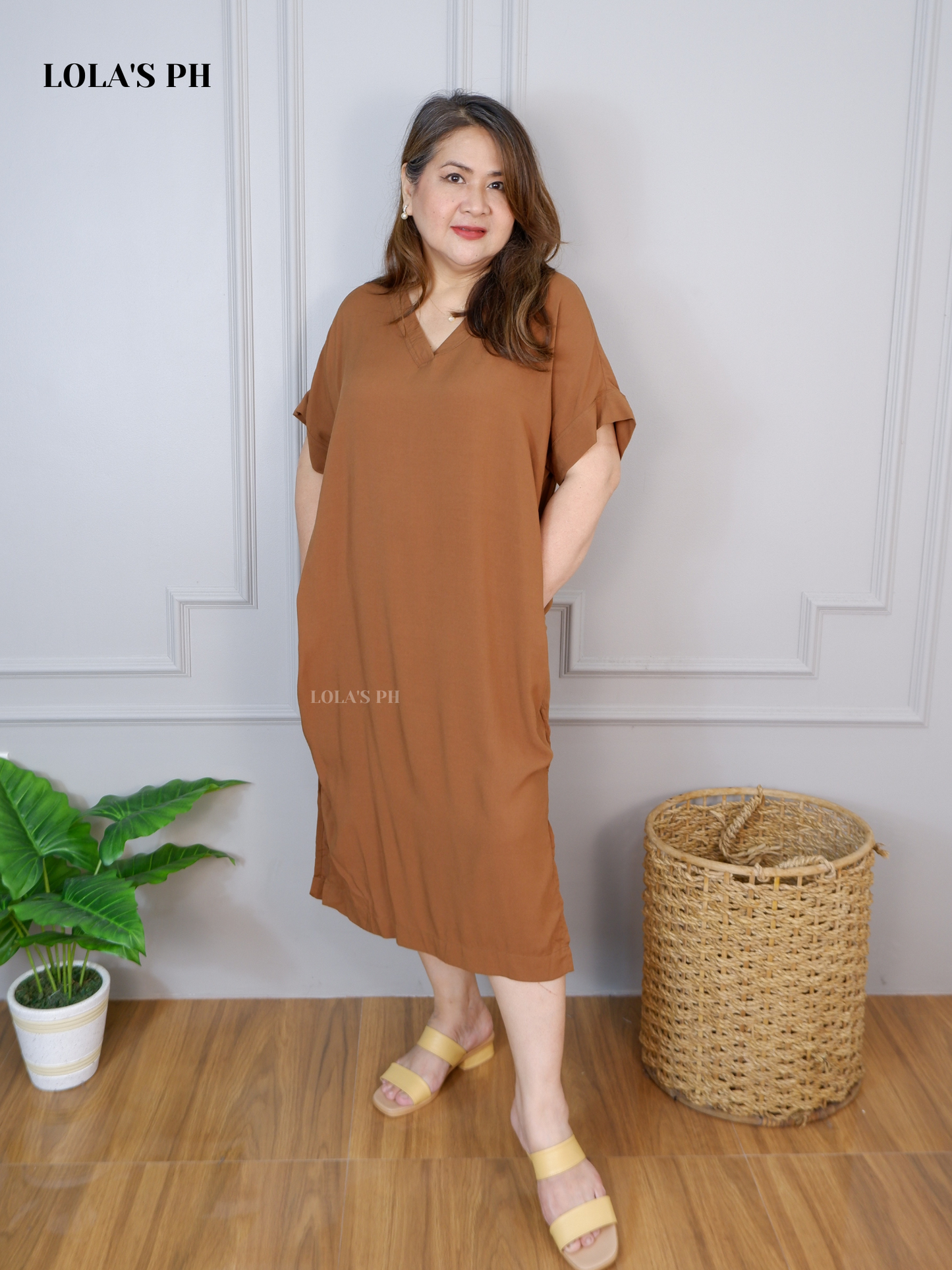 Coco Dress (Brown)