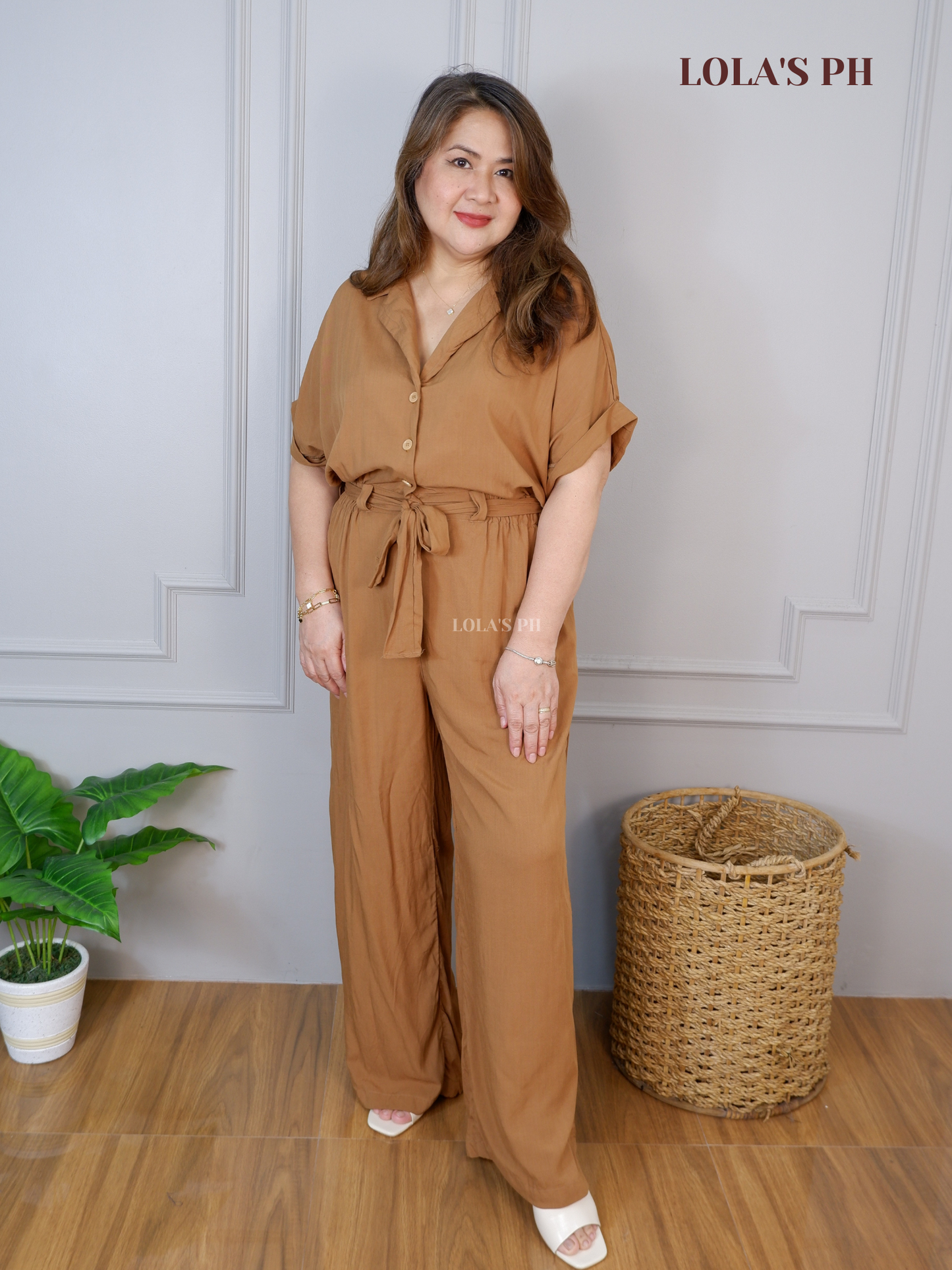 Rianne Jumpsuit (Chestnut)