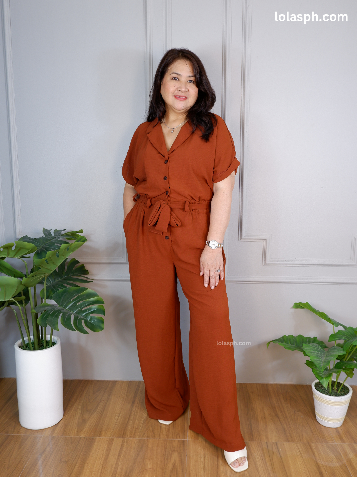 Rianne Jumpsuit (Brick)