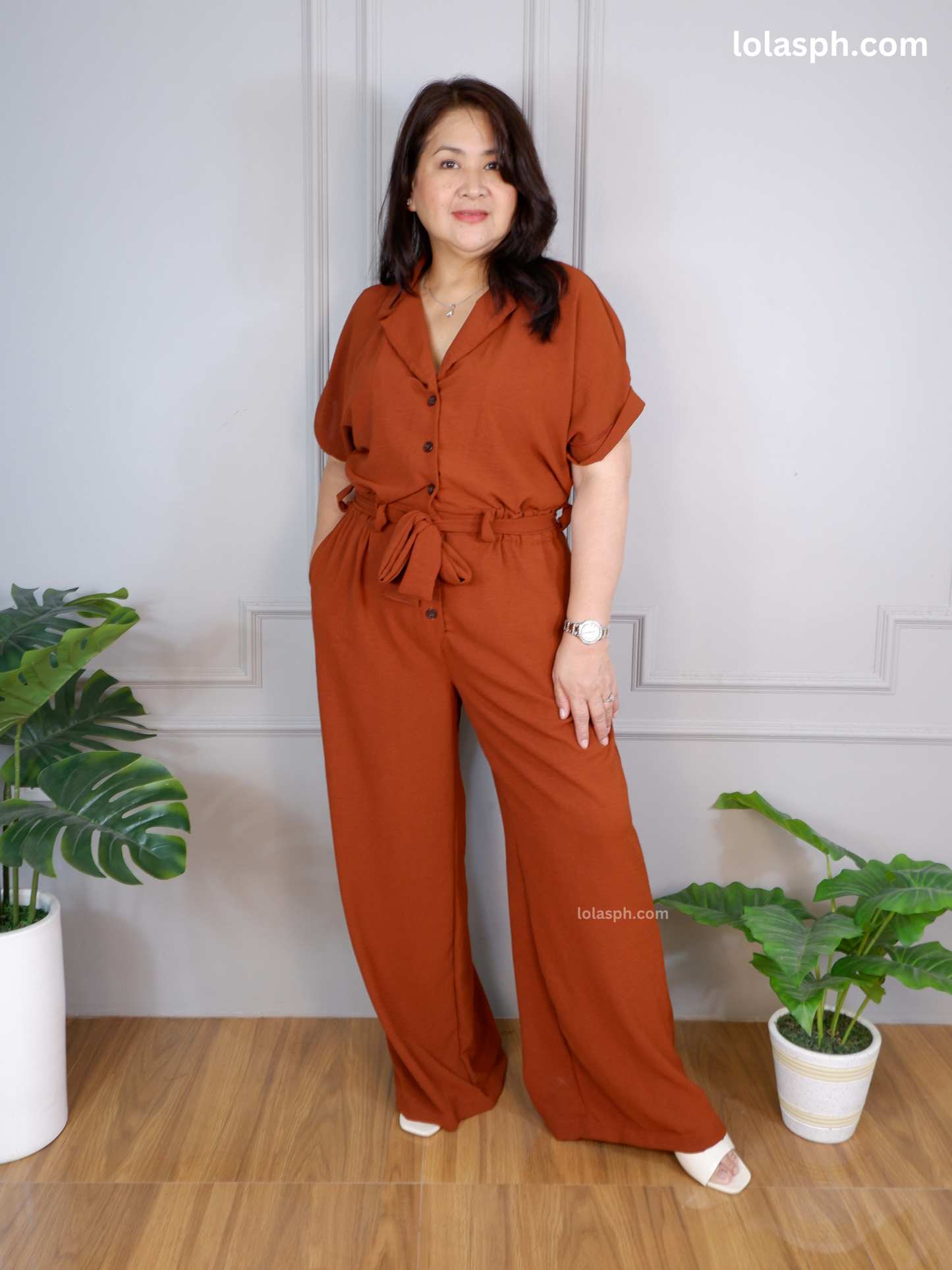 Rianne Jumpsuit (Brick)