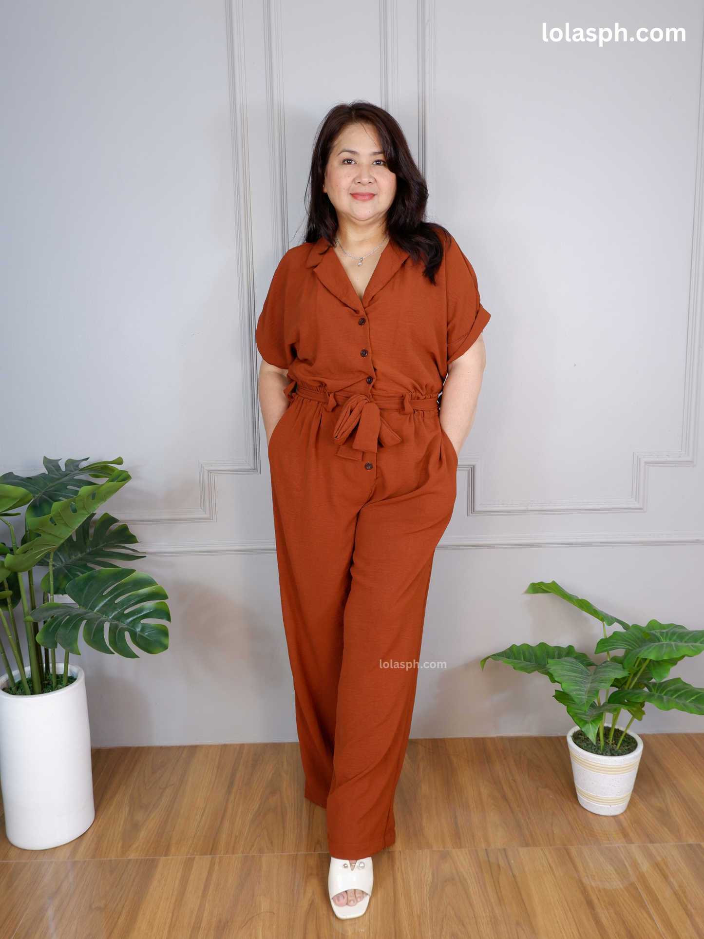 Rianne Jumpsuit (Brick)