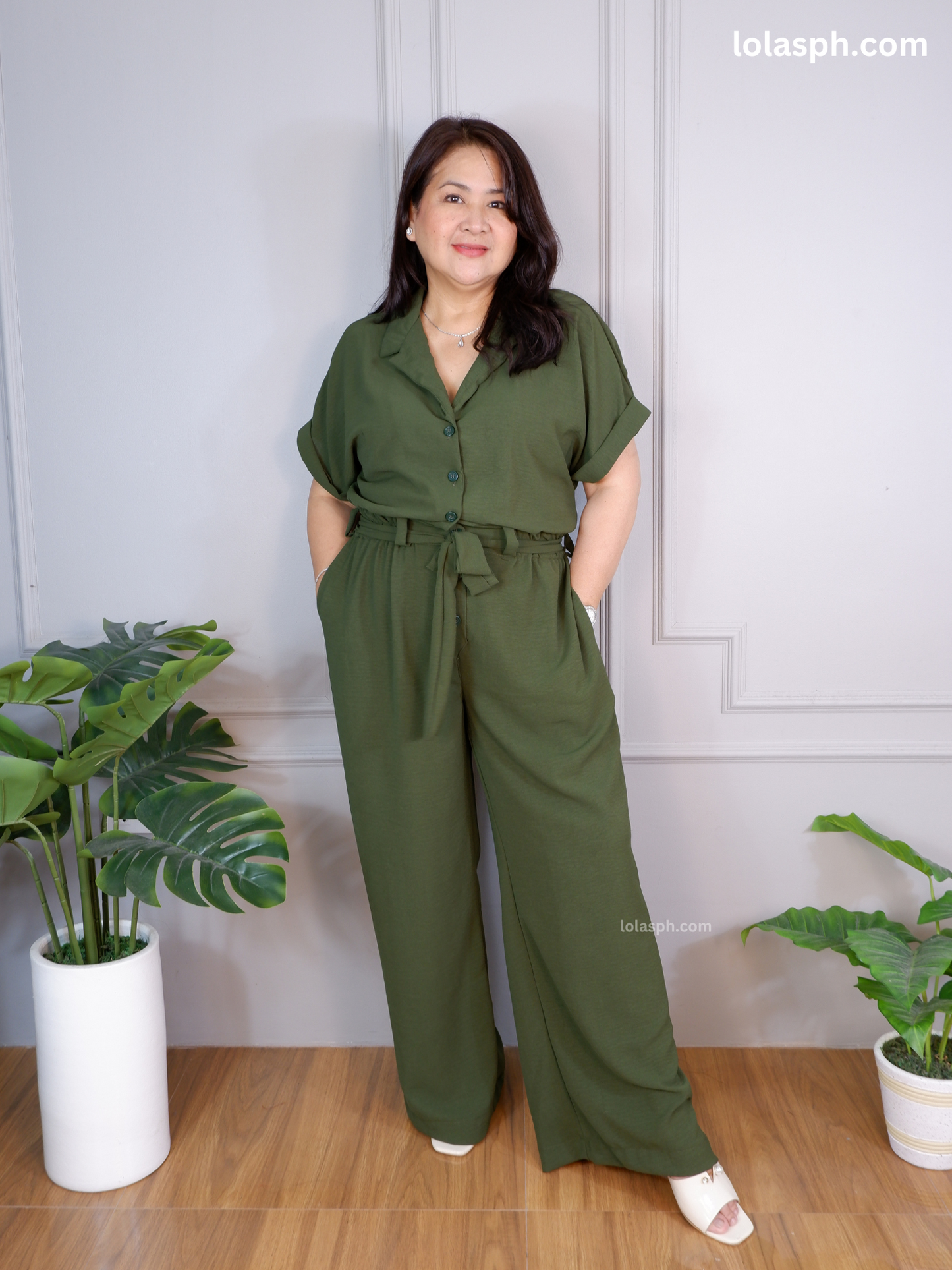 Rianne Jumpsuit (Olive)