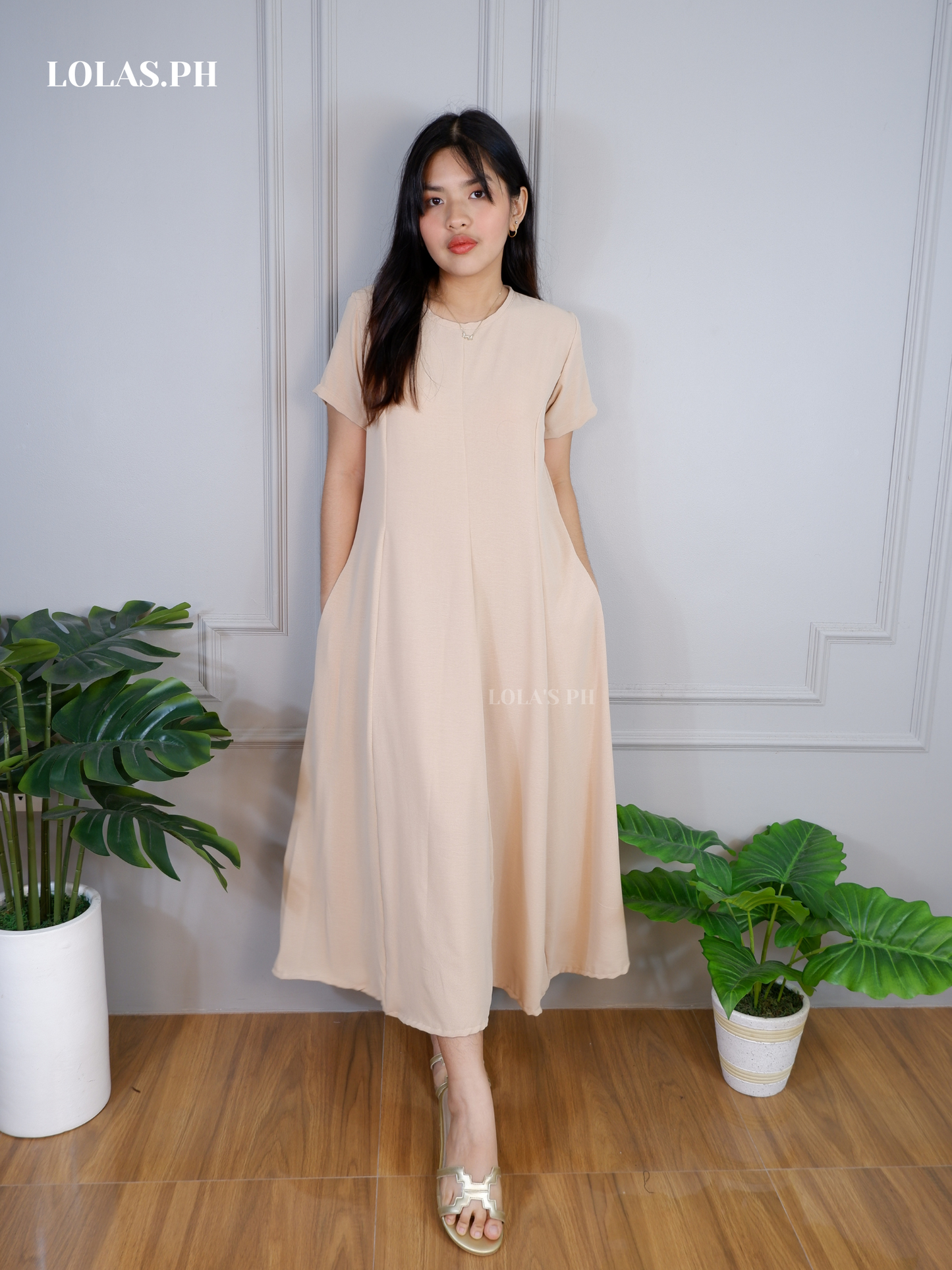 Kathleen Dress (Cream)