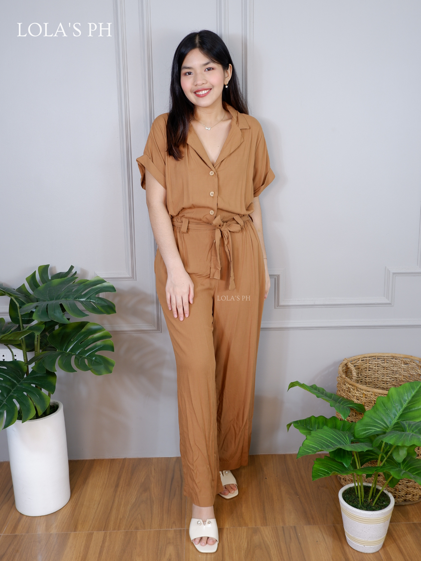 Rianne Jumpsuit (Chestnut)