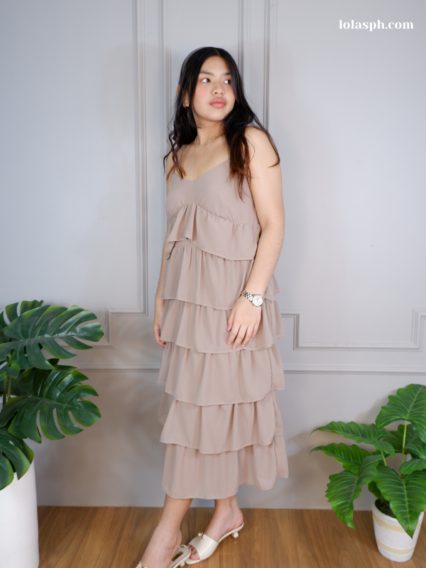 Mhyrr Dress (Warm Taupe)