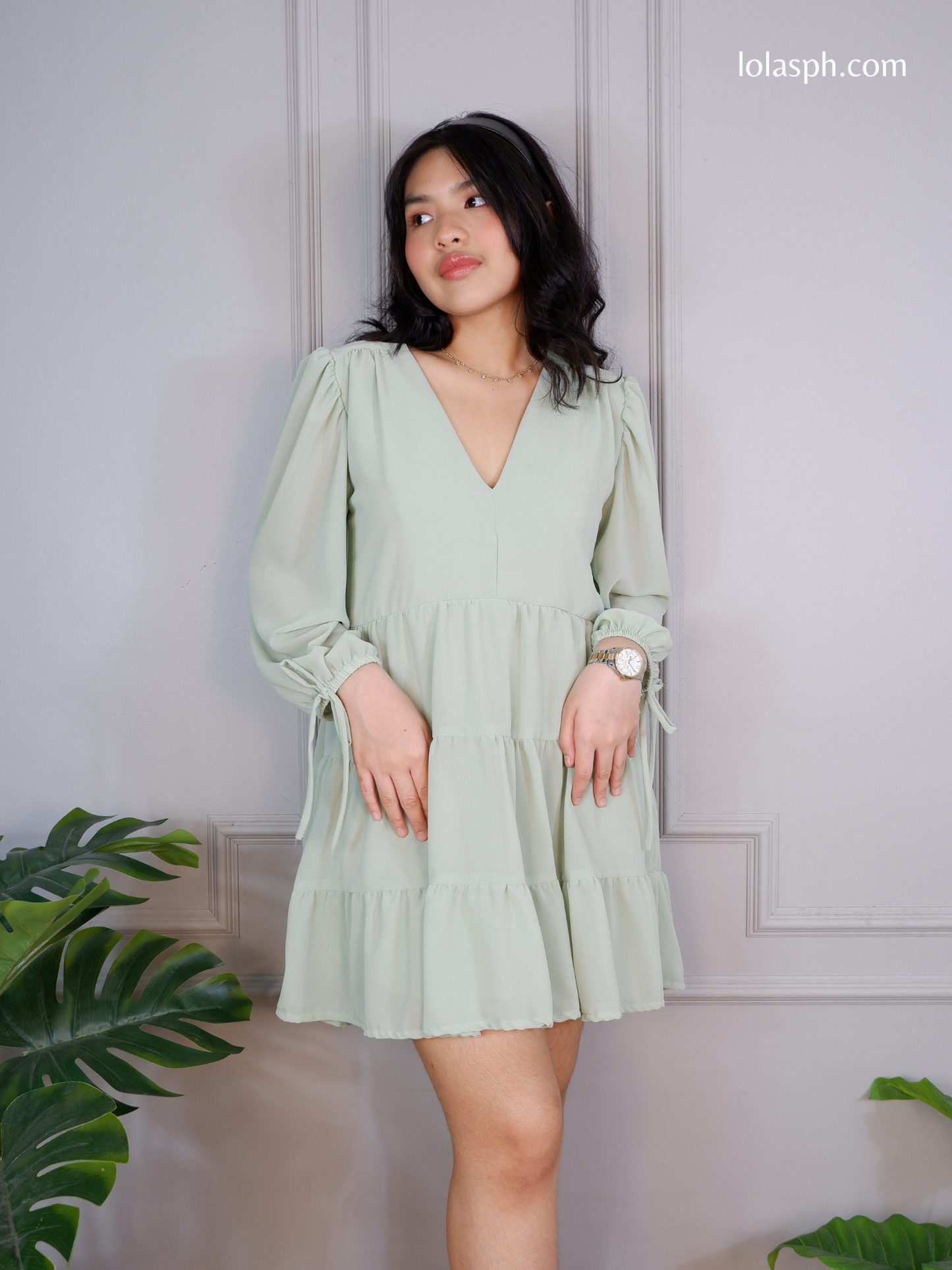 Monina Dress (Mint)