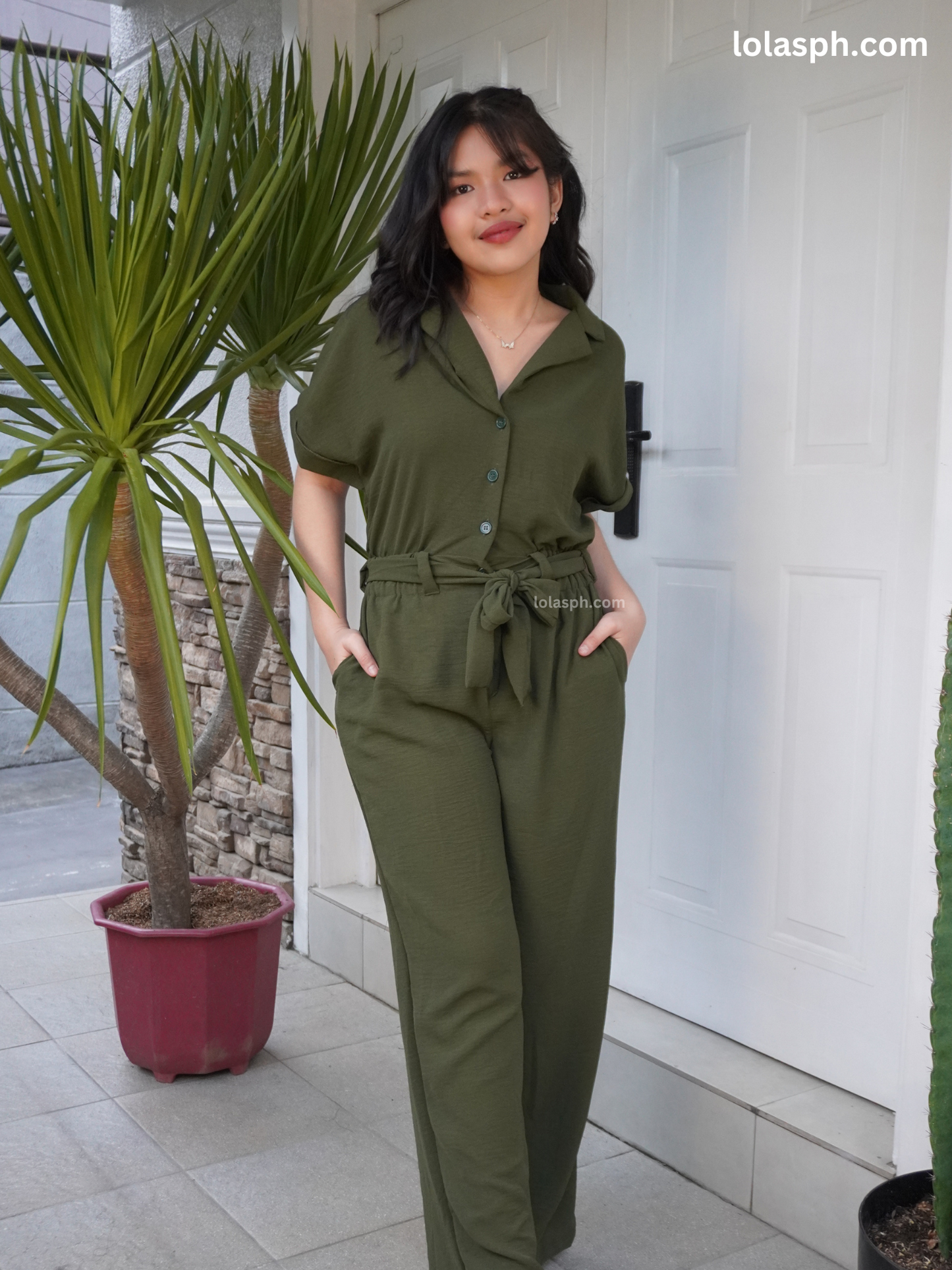 Rianne Jumpsuit (Olive)