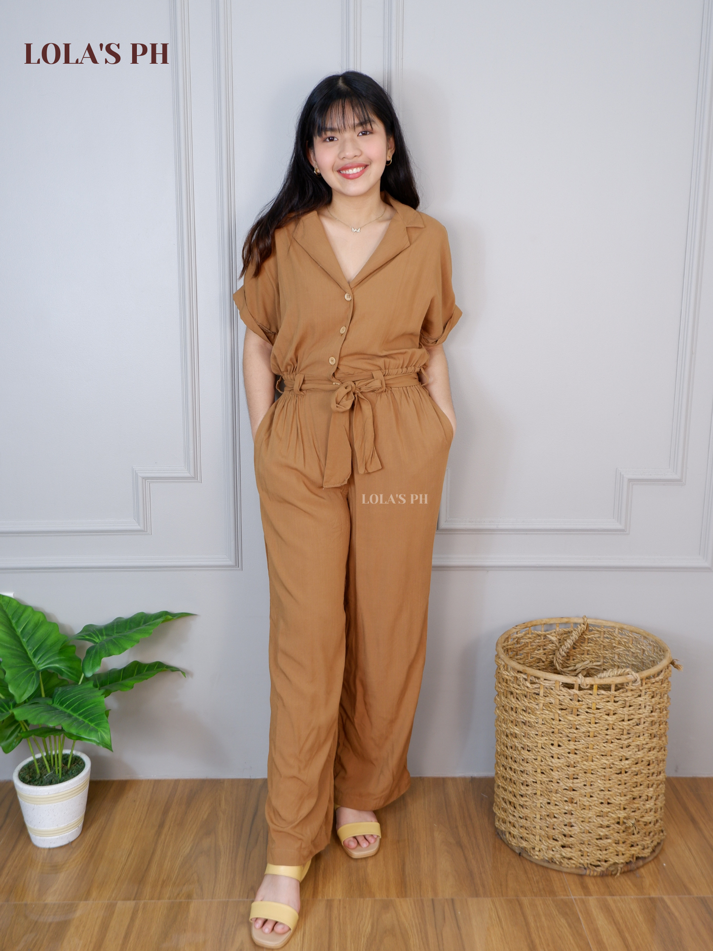 Rianne Jumpsuit (Chestnut)