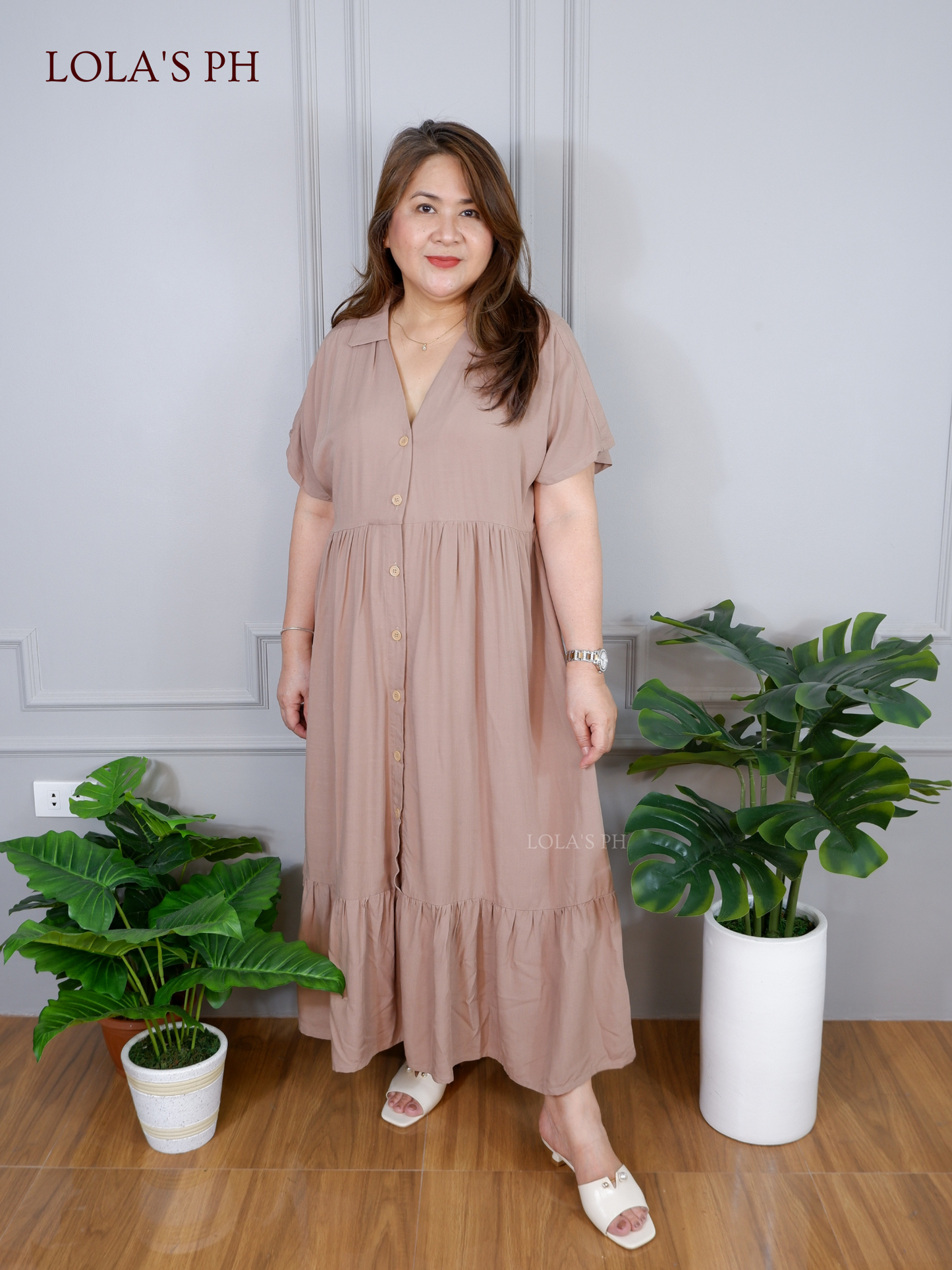 Regine Dress (Nude)