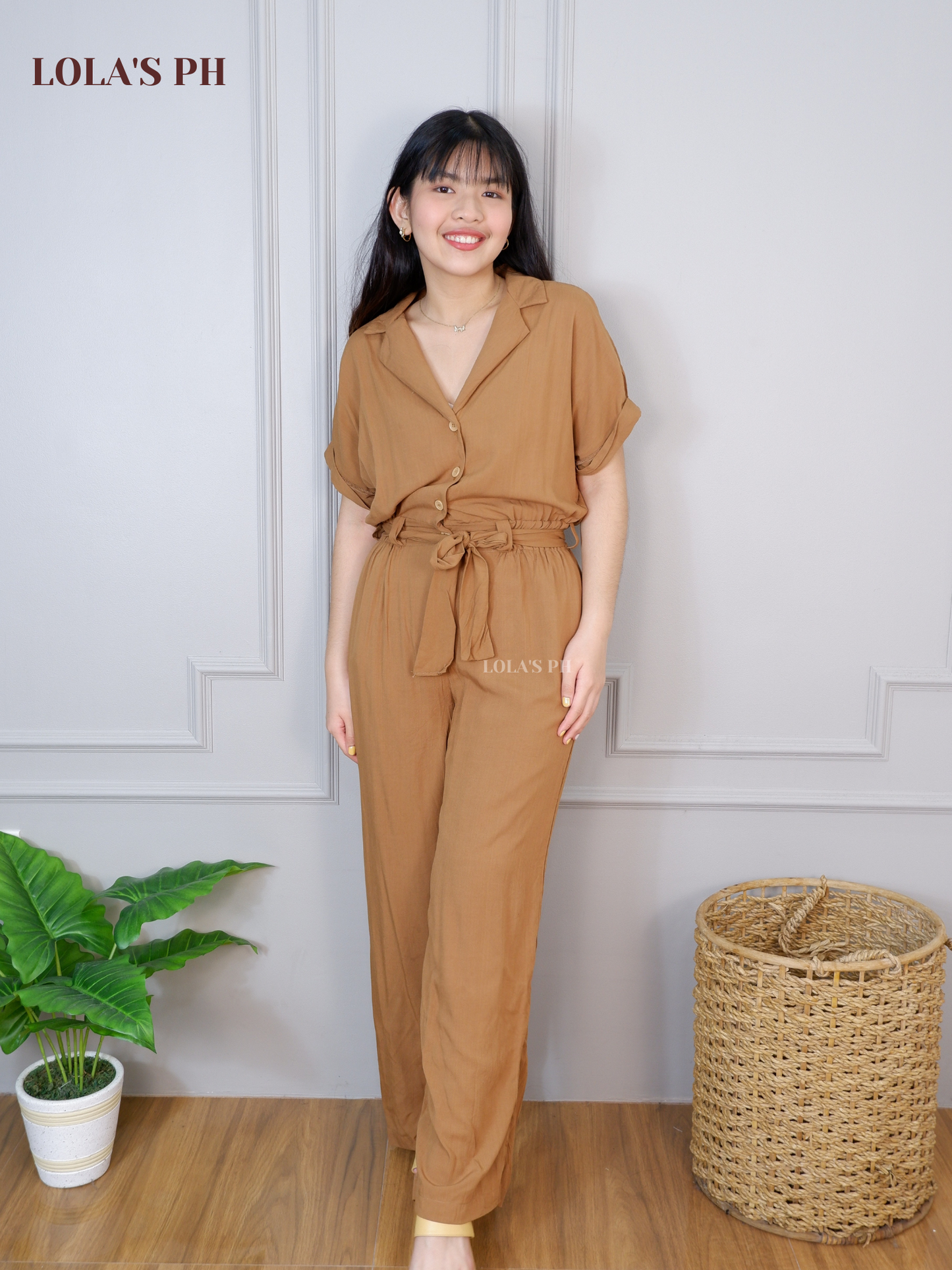 Rianne Jumpsuit (Chestnut)