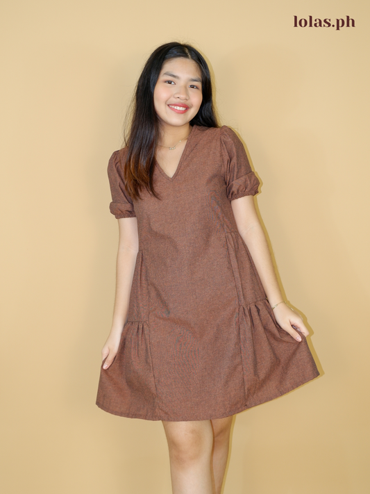 Jaegen Dress (Dark Brown)