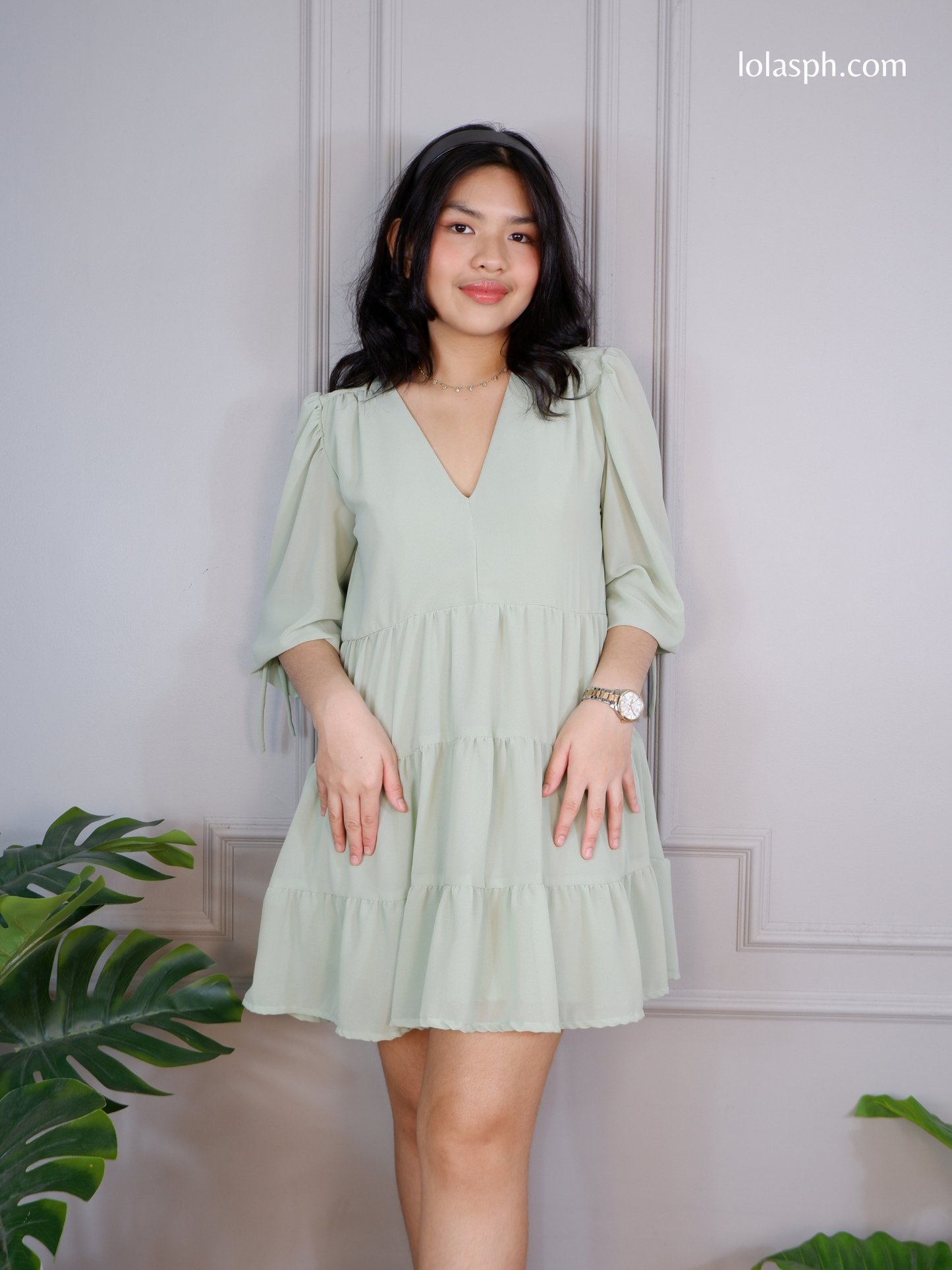 Monina Dress (Mint)