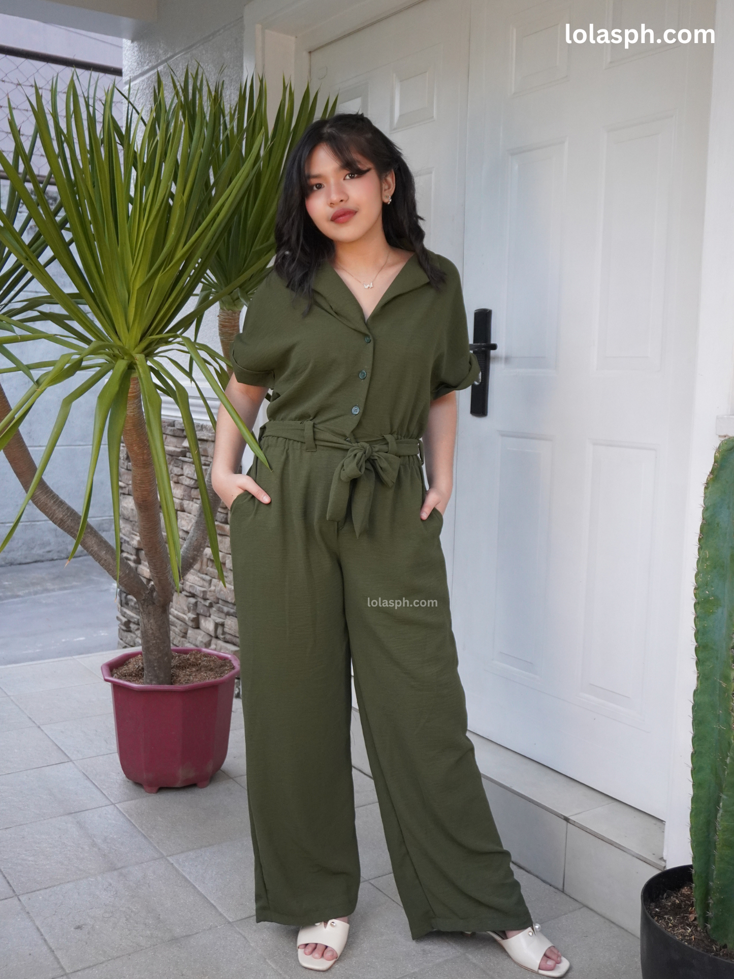 Rianne Jumpsuit (Olive)