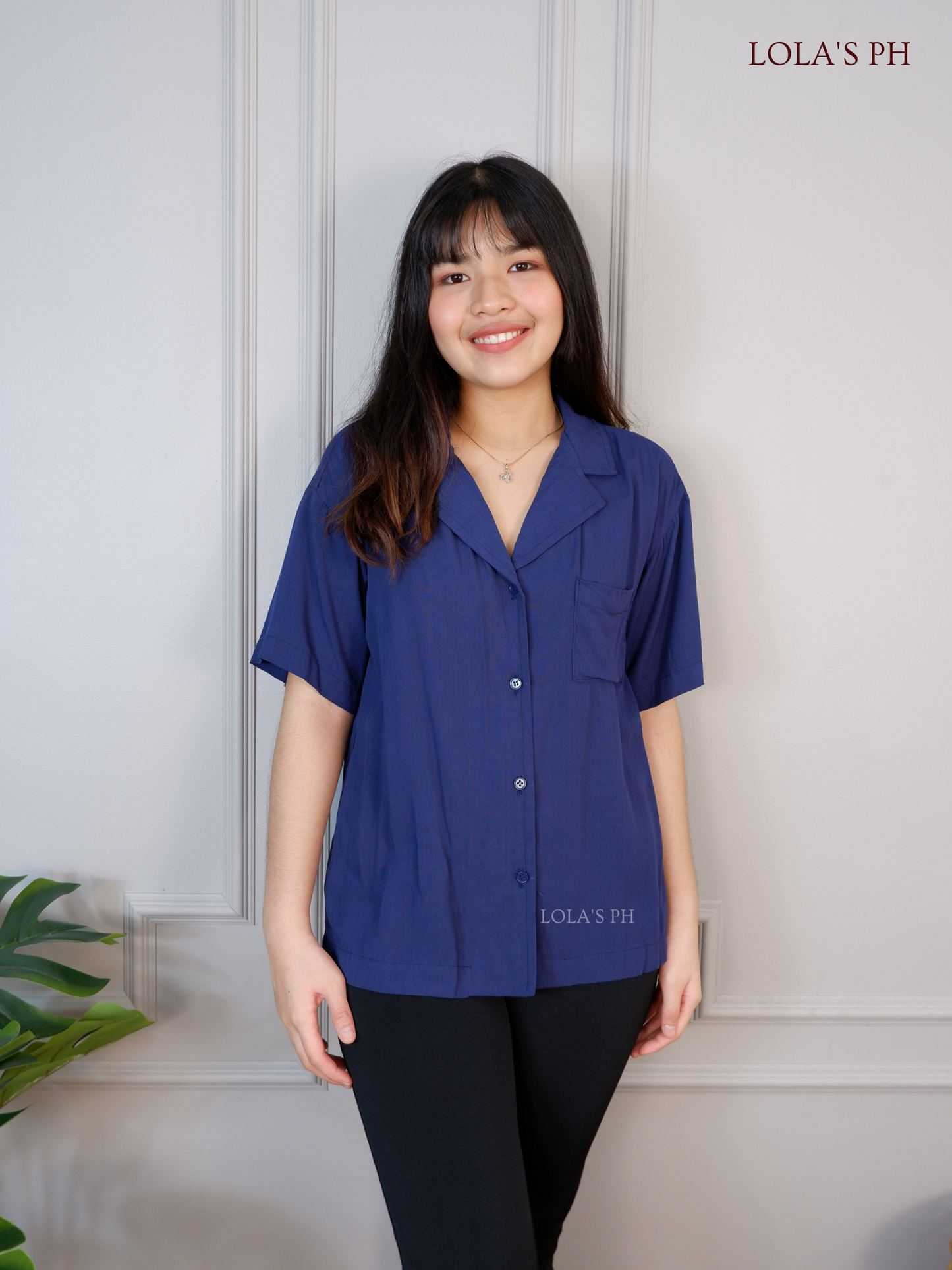 Krystal Top (Navy Blue)