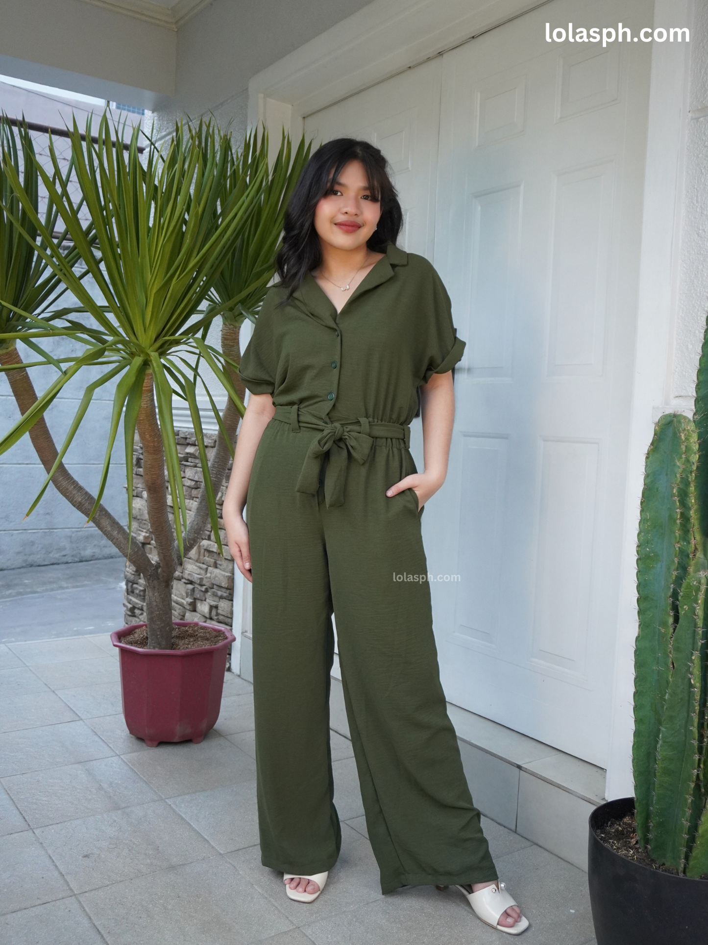 Rianne Jumpsuit (Olive)