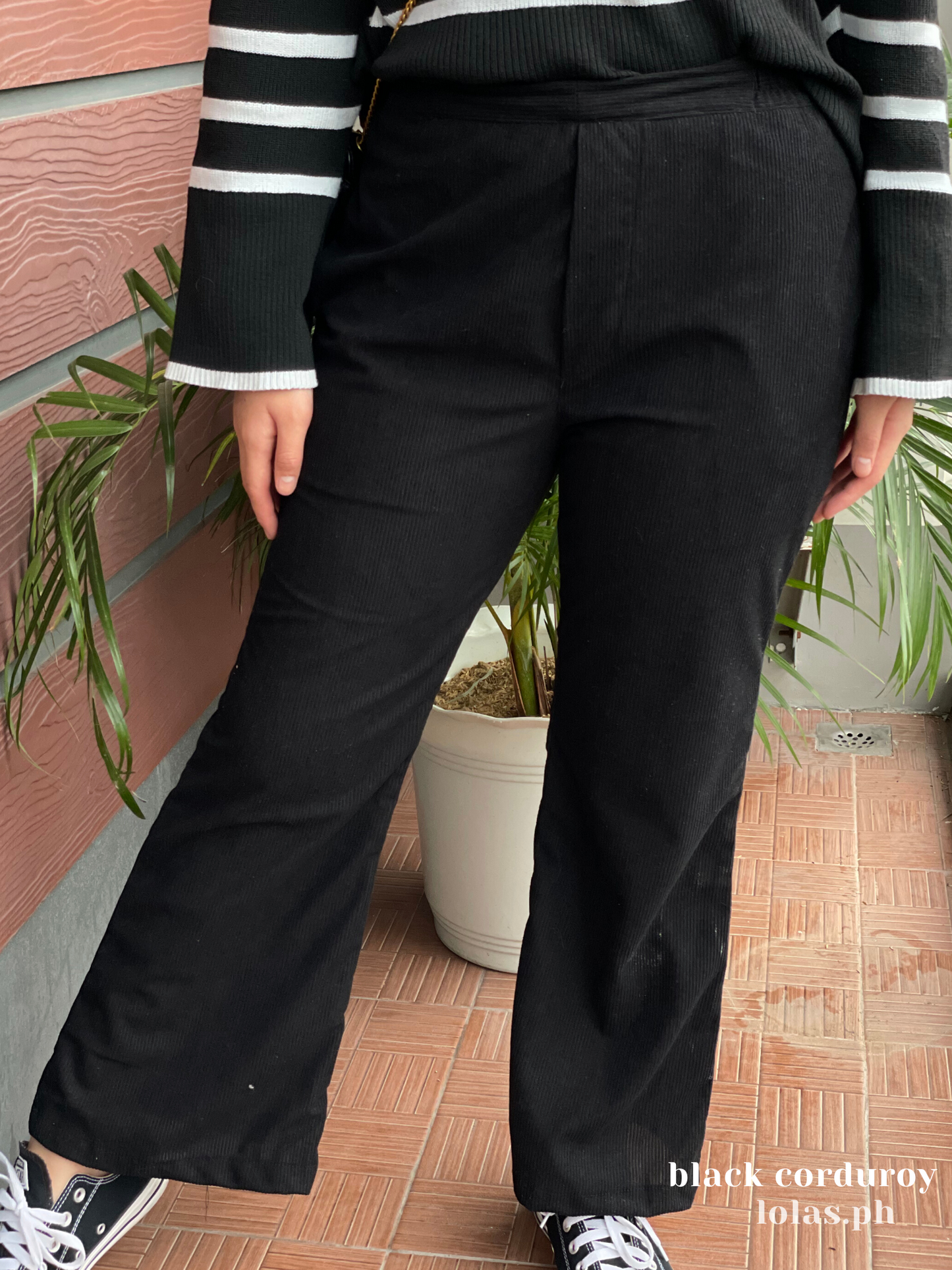 Jorz Pants (Black Corduroy) Clearance Sale