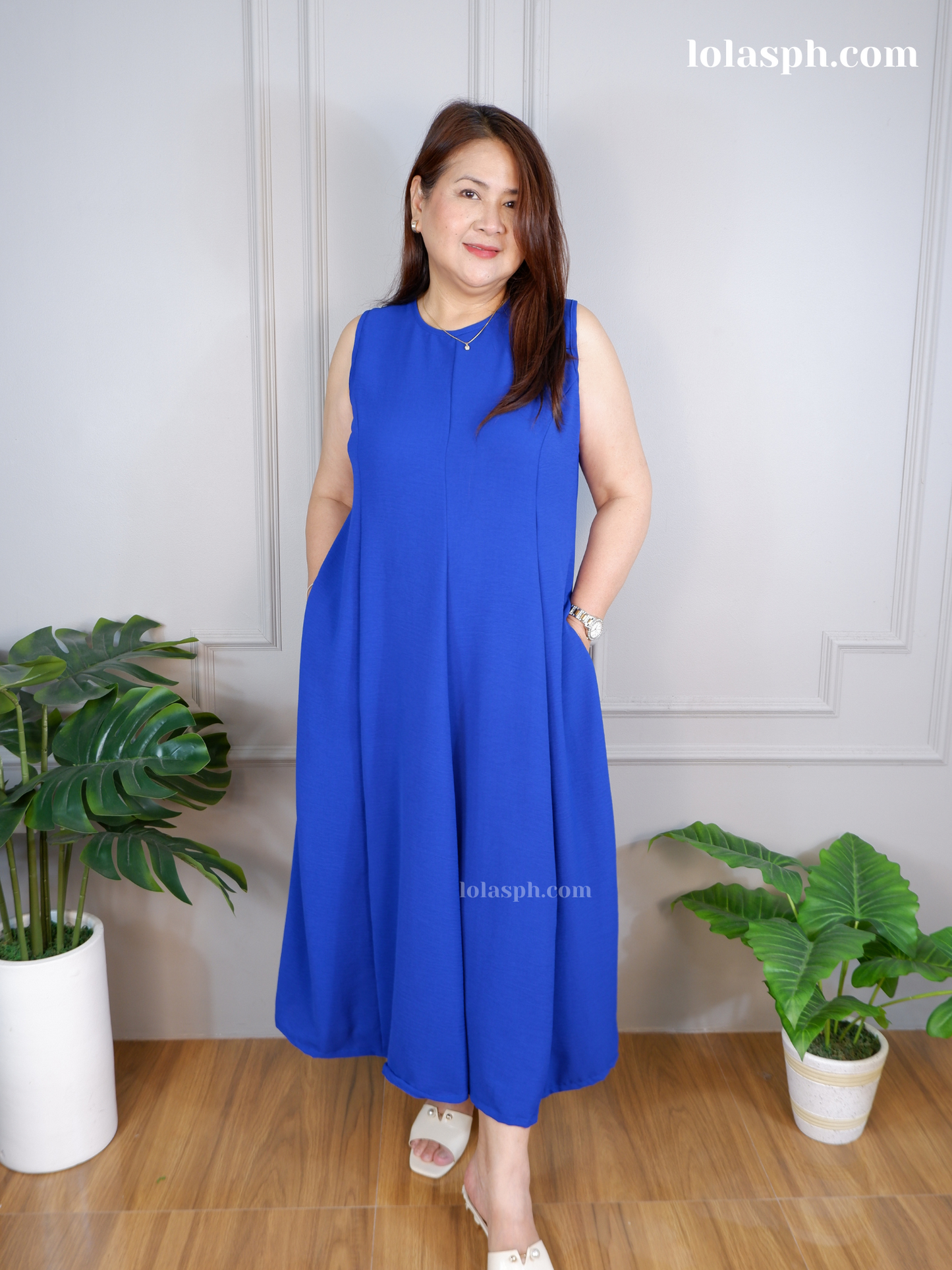 Isabelle Dress (Royal Blue)