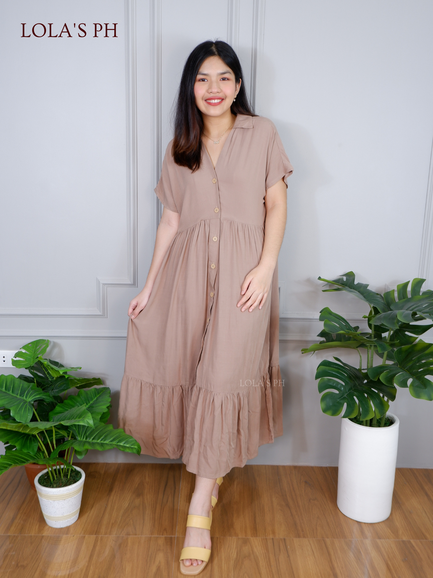 Regine Dress (Nude)