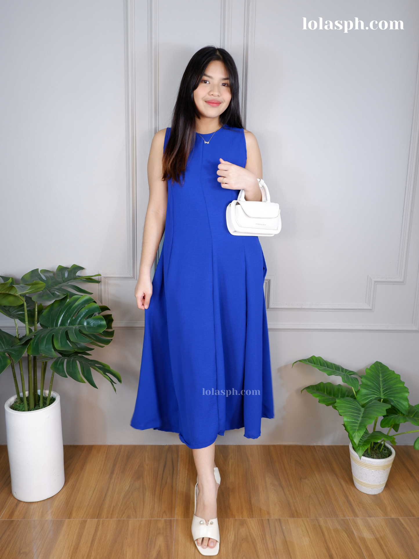 Isabelle Dress (Royal Blue)