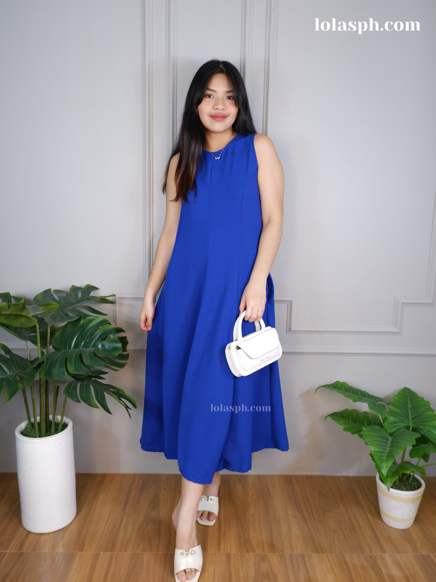 Isabelle Dress (Royal Blue)