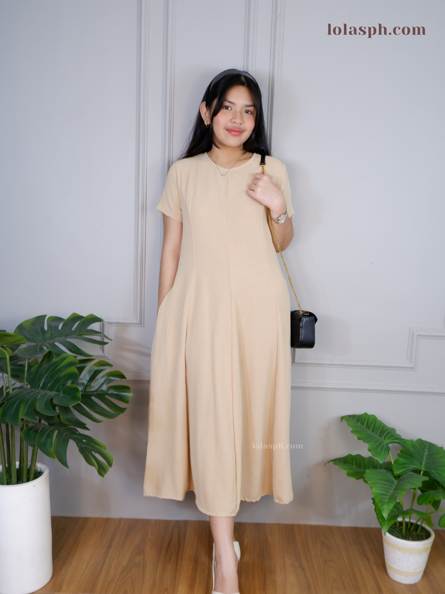 Kathleen Dress (Cream)