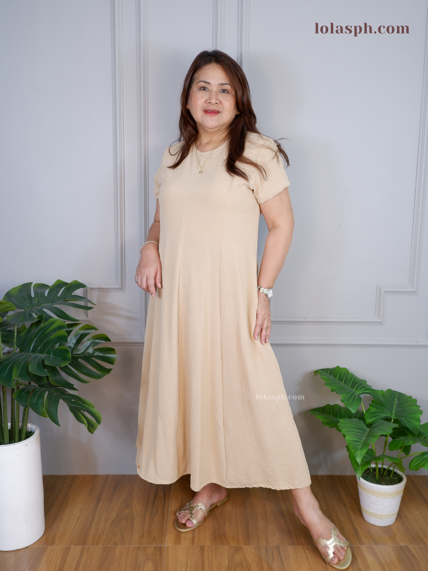 Kathleen Dress (Cream)