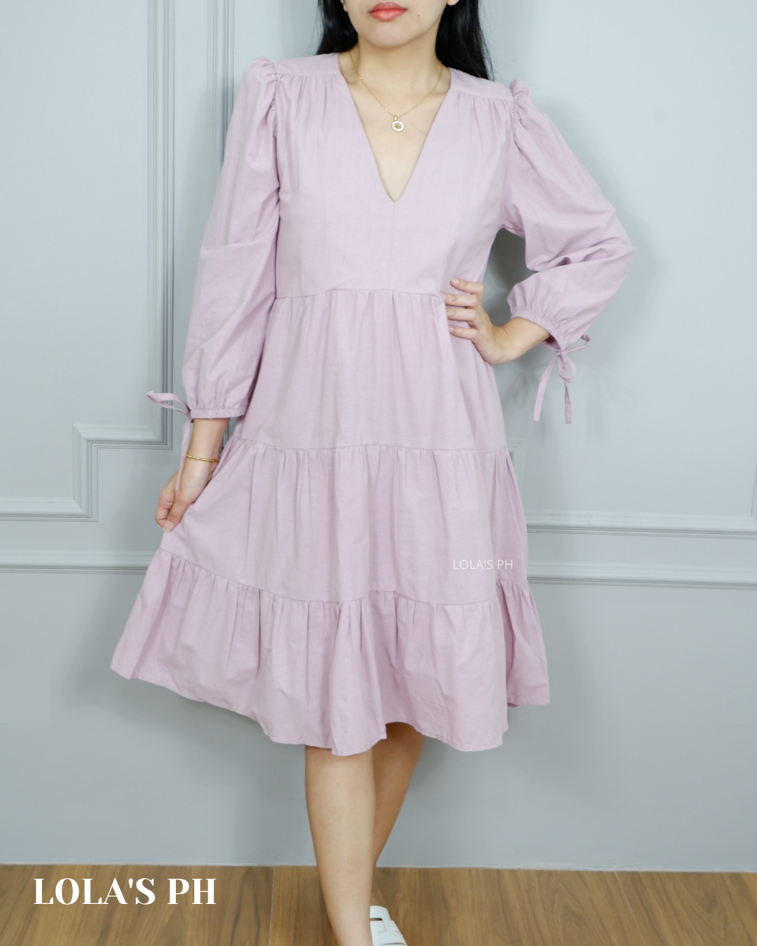 Claudia Dress (Light Old Rose)