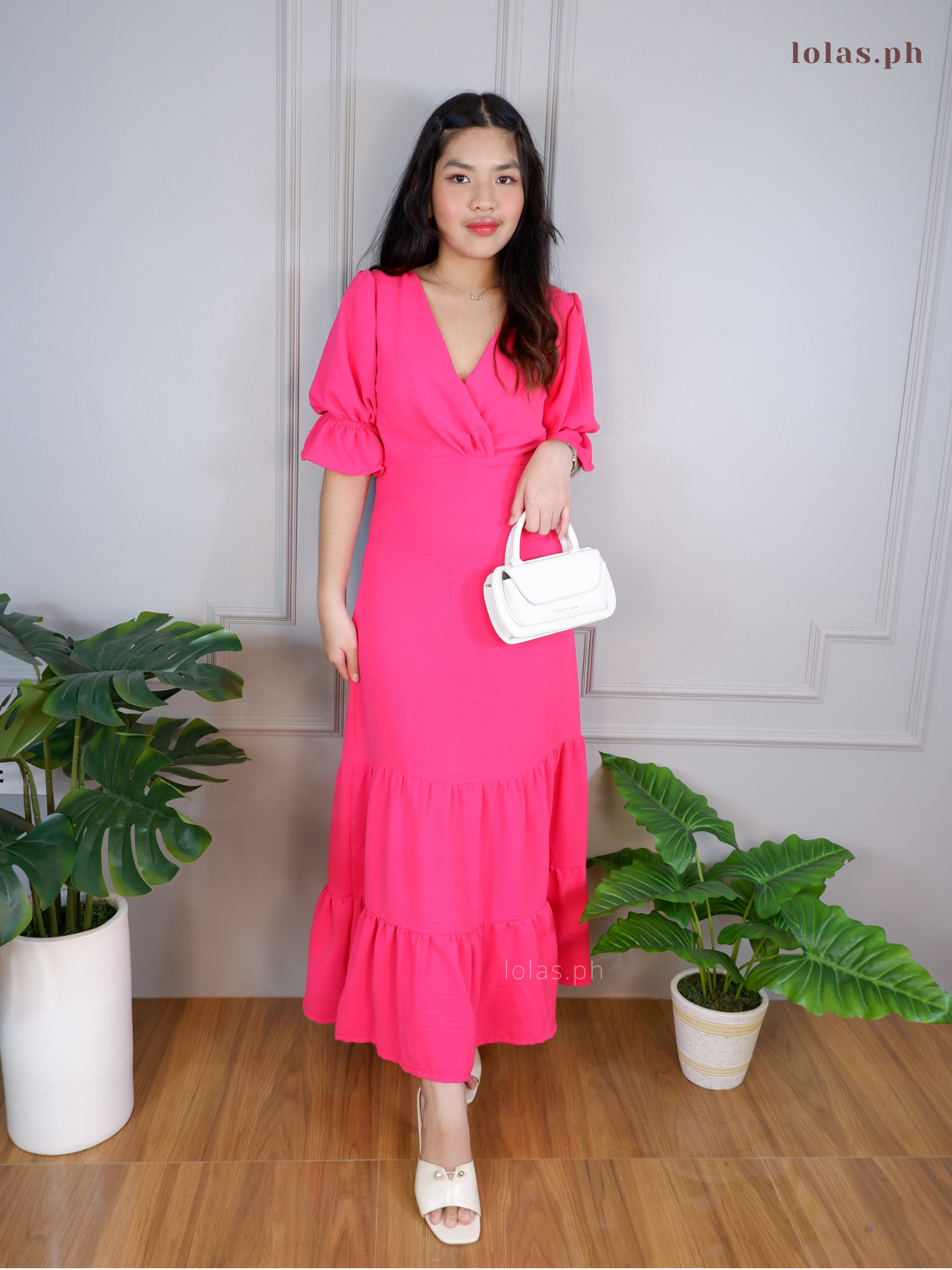 Sofia Dress (Fuchsia)